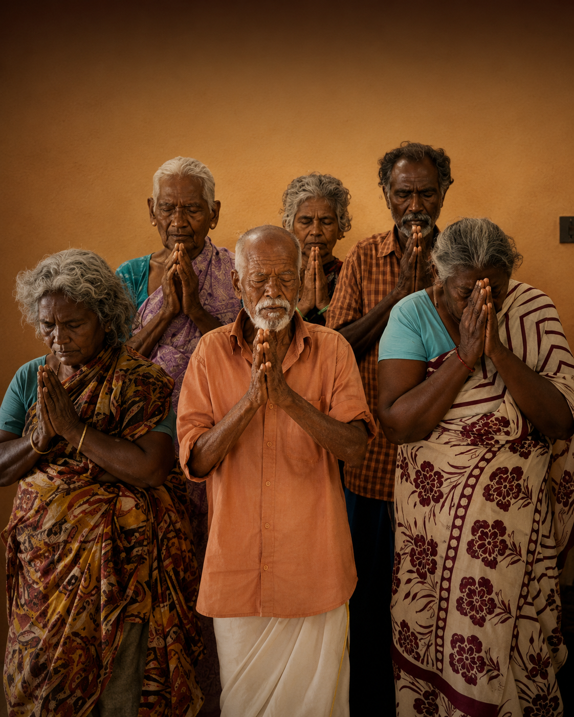 Elderly residents at OPC Trust Trichy